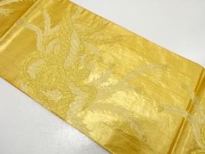 アンティーク　鳳凰模様織り出し袋帯（材料）
